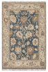 Mari 5.4x7.5 Blue Whitewashed Hand-Knotted Oushak — created with Imersian
