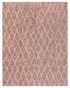 Elizabeth Saunders 12.7x14.7 Pink Hand-Knotted Afghani Moroccan Style Rug — created with Imersian