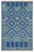 Erica Mansfield 9x12.6 Bue Hand-Knotted Oushak Rug — created with Imersian