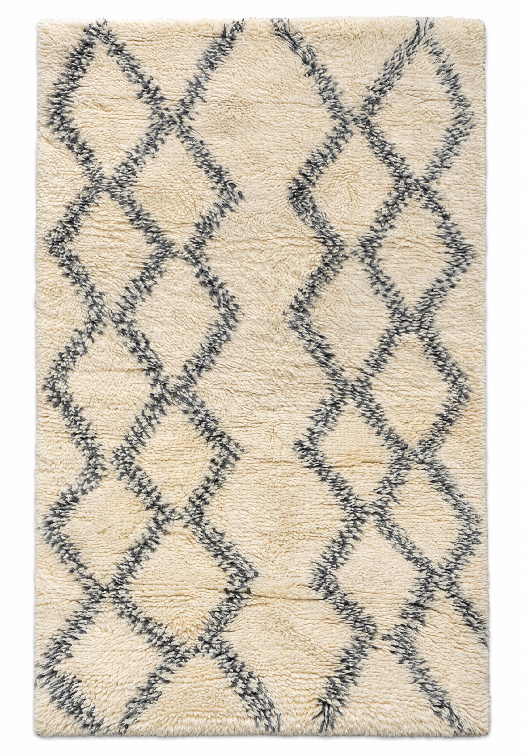 Daniel Anthony 4.6x6.6 Beige Hand-Knotted Moroccan Style Rug — created with Imersian