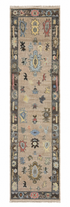 Dana Lockhart 2.6x12.3 Multi Color Hand-Knotted Oushak Runner — created with Imersian
