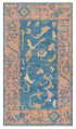 Emma 4x6.10 Blue & Pink Afghani Oushak Rug — created with Imersian