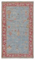 Blair MacMillan 4x6.11 Pink & Blue Afghani Oushak Rug — created with Imersian