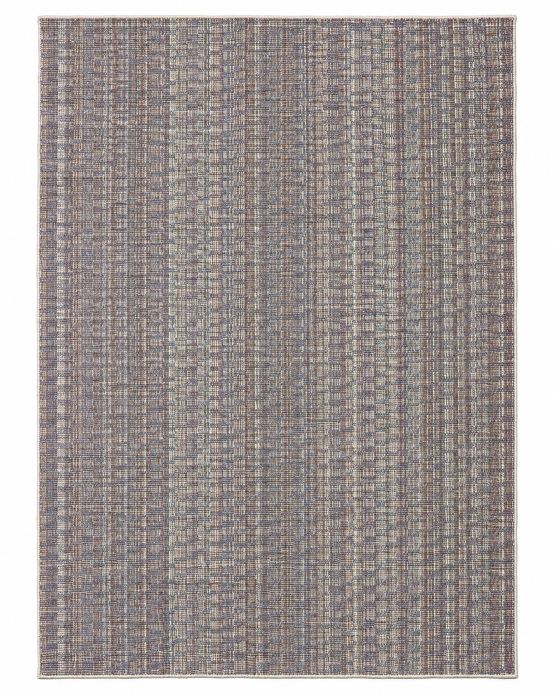 Nan Pierce 8x10 Handwoven Grass Wool Durrie — created with Imersian