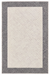 Tom Drummond 5x7.6 Hand-Tufted Ivory & Grey Modern — created with Imersian