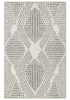 Stuart Hamm 5.3x7.6 Hand-Tufted Ivory Modern — created with Imersian