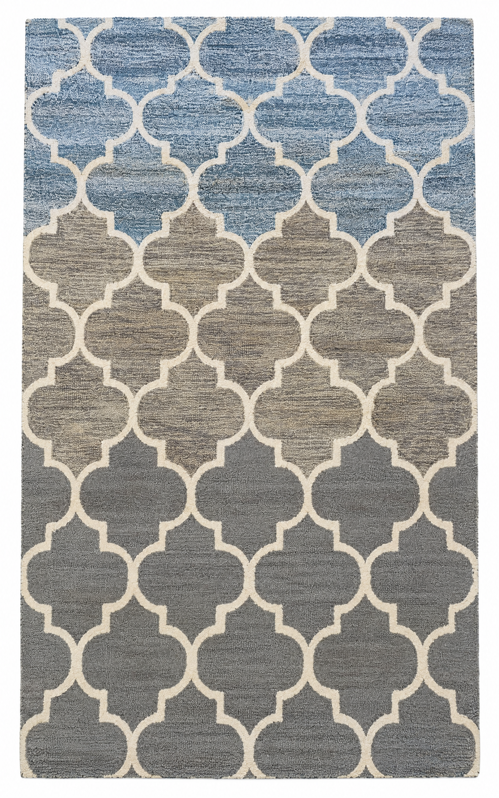 Famous Door 5x8 Hand-Tufted Pastel Mix Grill — created with Imersian