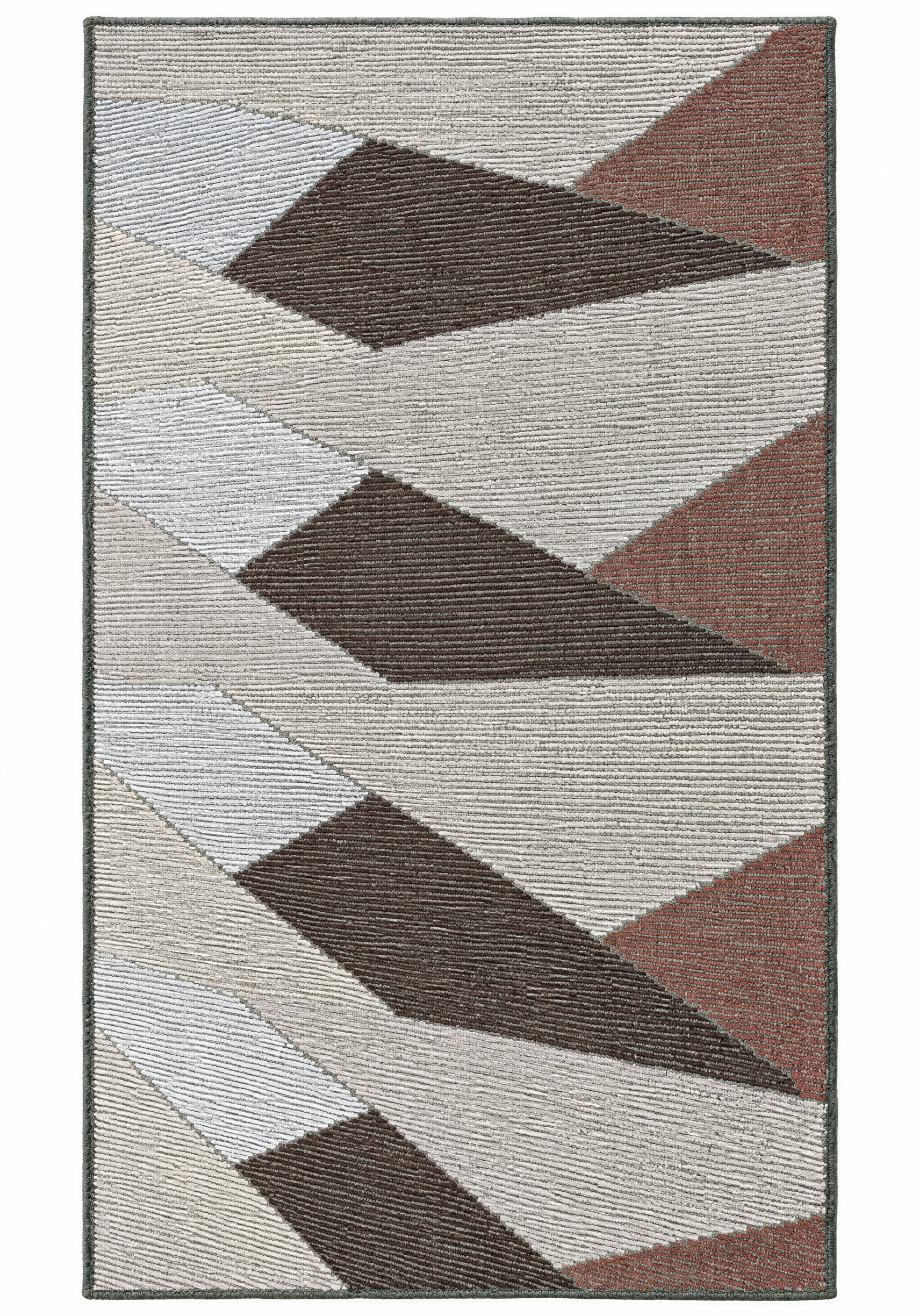 Mannie Fresh 5.3x7.6 Hand-Tufted Multi Brown — created with Imersian