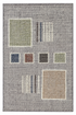 Amada 5x7.6 Hand-Tufted Wool Grey Modern — created with Imersian