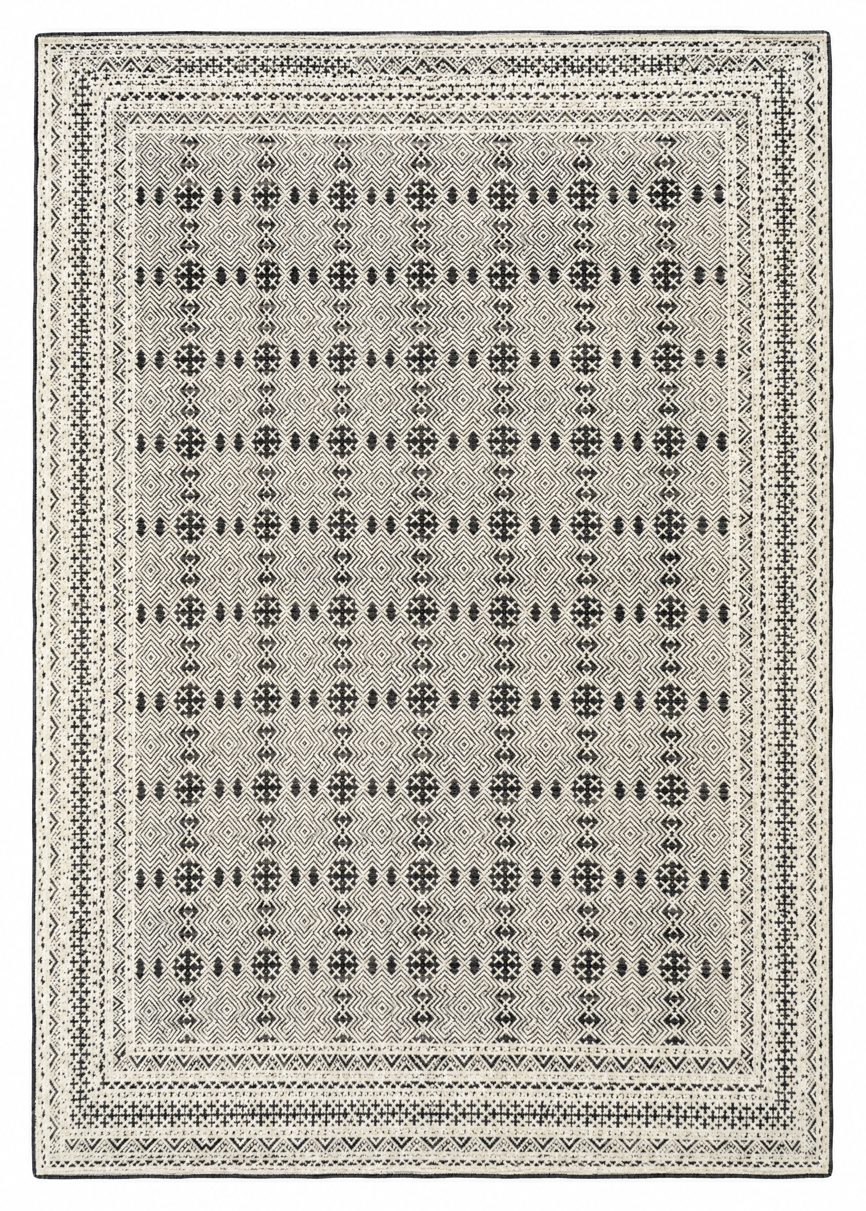 Rossano 10x14 Hand-Knotted Grey & Silver Modern — created with Imersian
