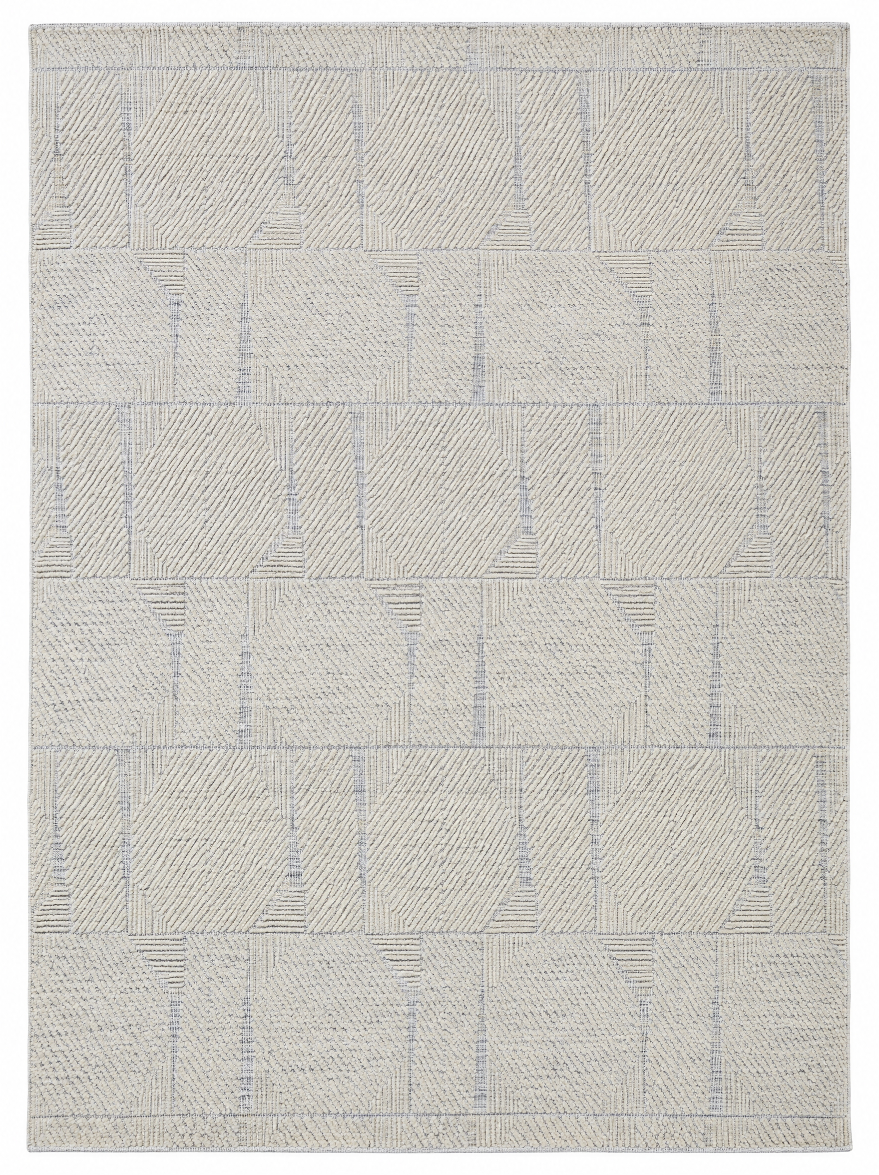 Helmut 9x12 Hand-Knotted Ivory & Silver Modern — created with Imersian
