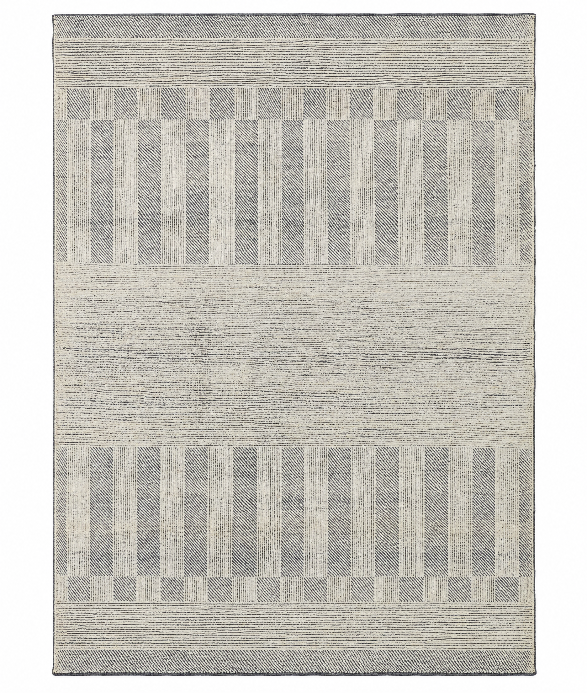 Cole 8.6x10 Hand-Knotted Silver & Grey Pile — created with Imersian