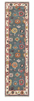Rene 2.6x10 Grey & Ivory Hand-Knotted Oushak Runner — created with Imersian