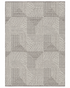 Bobby 8x10 Hand-Knotted Ivory & Grey High Low — created with Imersian