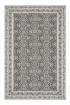 Castro 6x9 Hand-Knotted Ivory & Dark Grey Cut Pile — created with Imersian