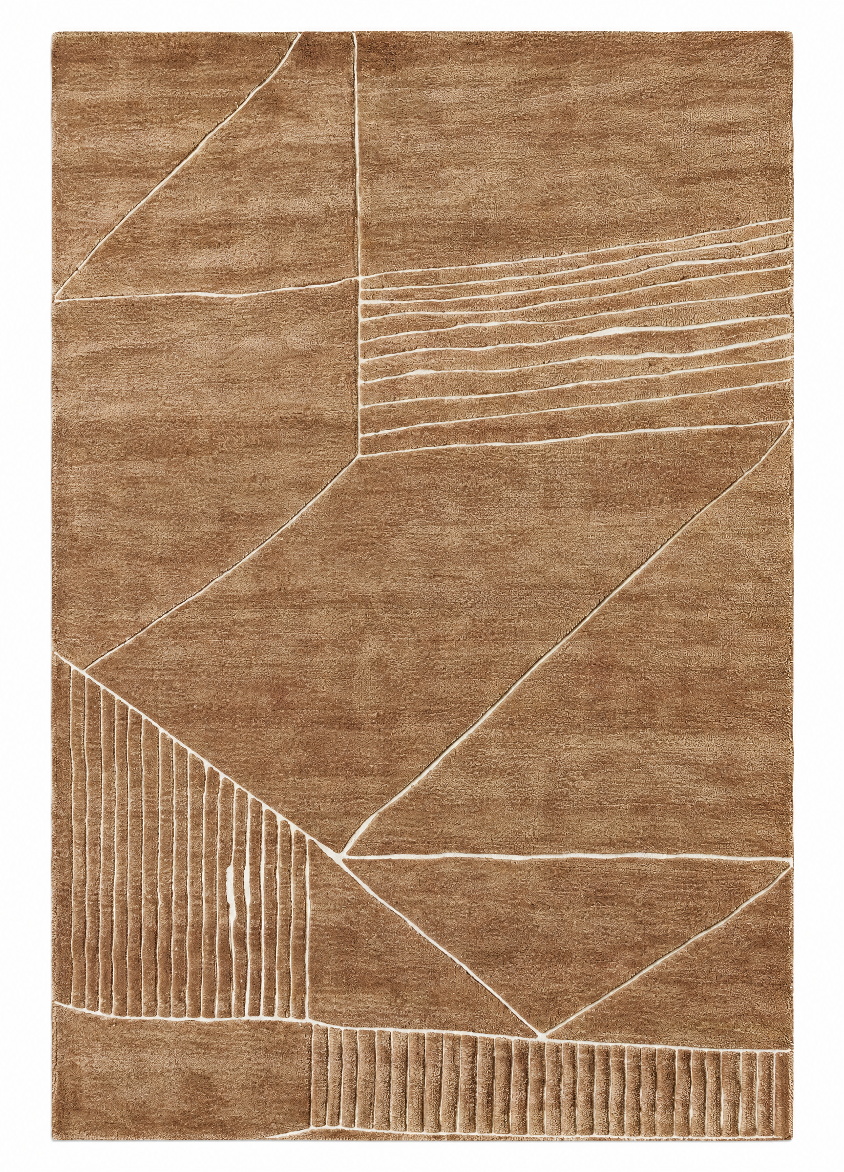 Lane 5.9x8 Hand-Knotted Camel Cut Pile — created with Imersian