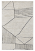Bach 5.6x8 Hand-Knotted Grey & Ivory Cut Pile — created with Imersian