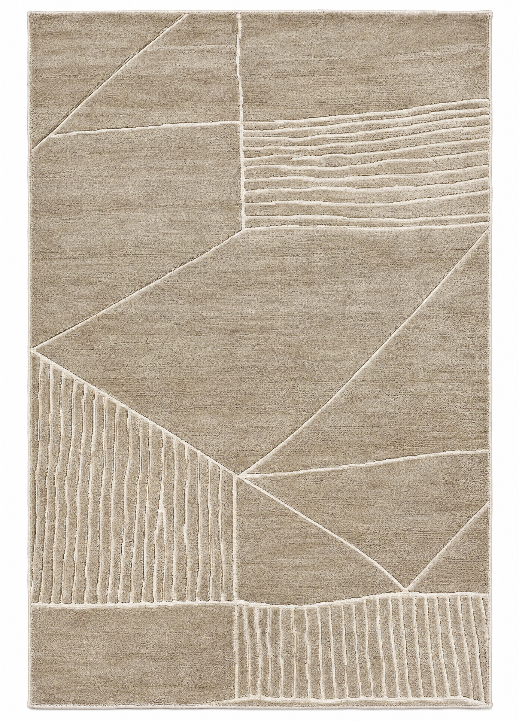 Lee 5.9x8 Hand-Knotted Camel Cut Pile — created with Imersian