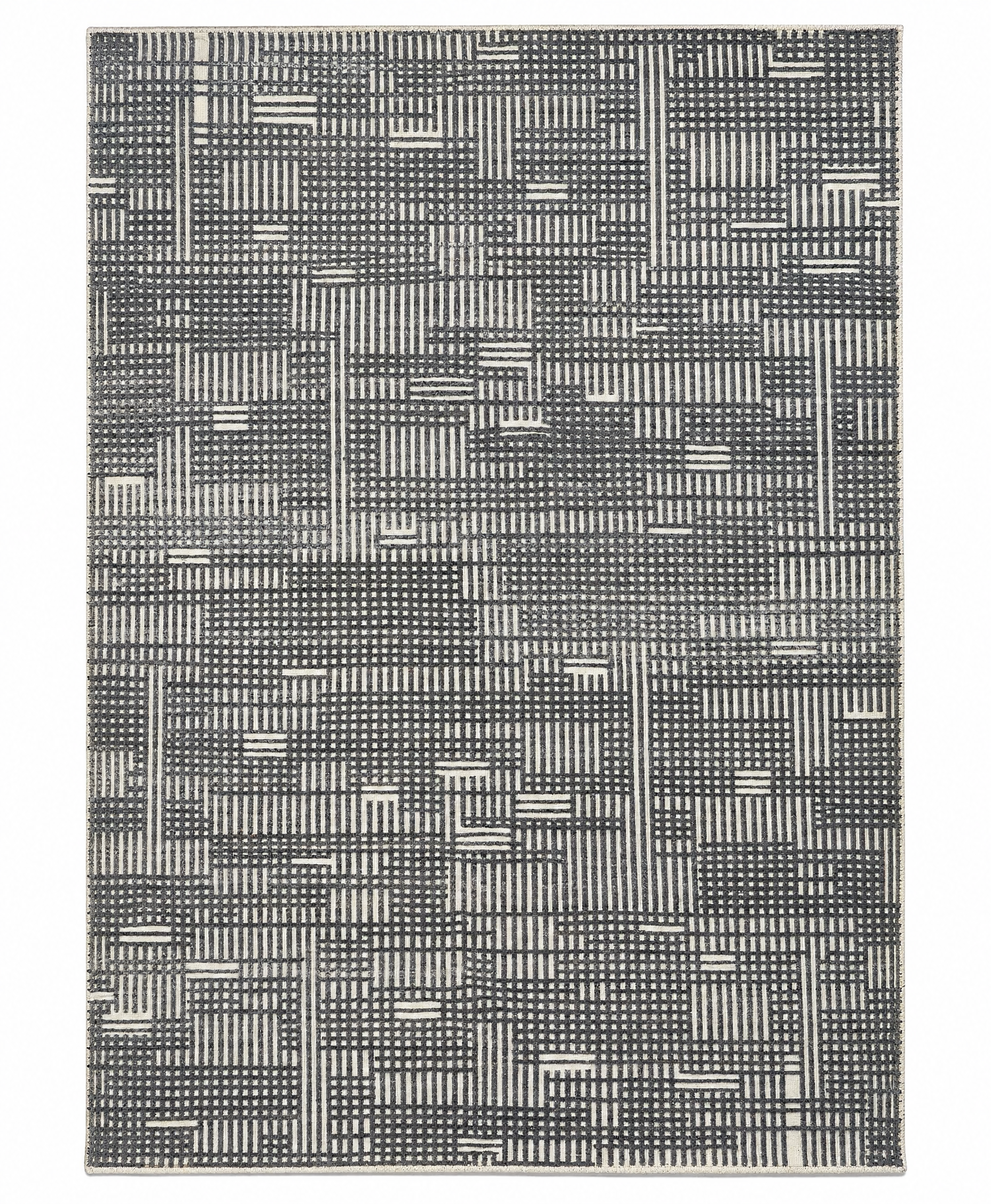 Reggie Hammond 8.3x10 Hand-Knotted Silver & Grey High Low — created with Imersian
