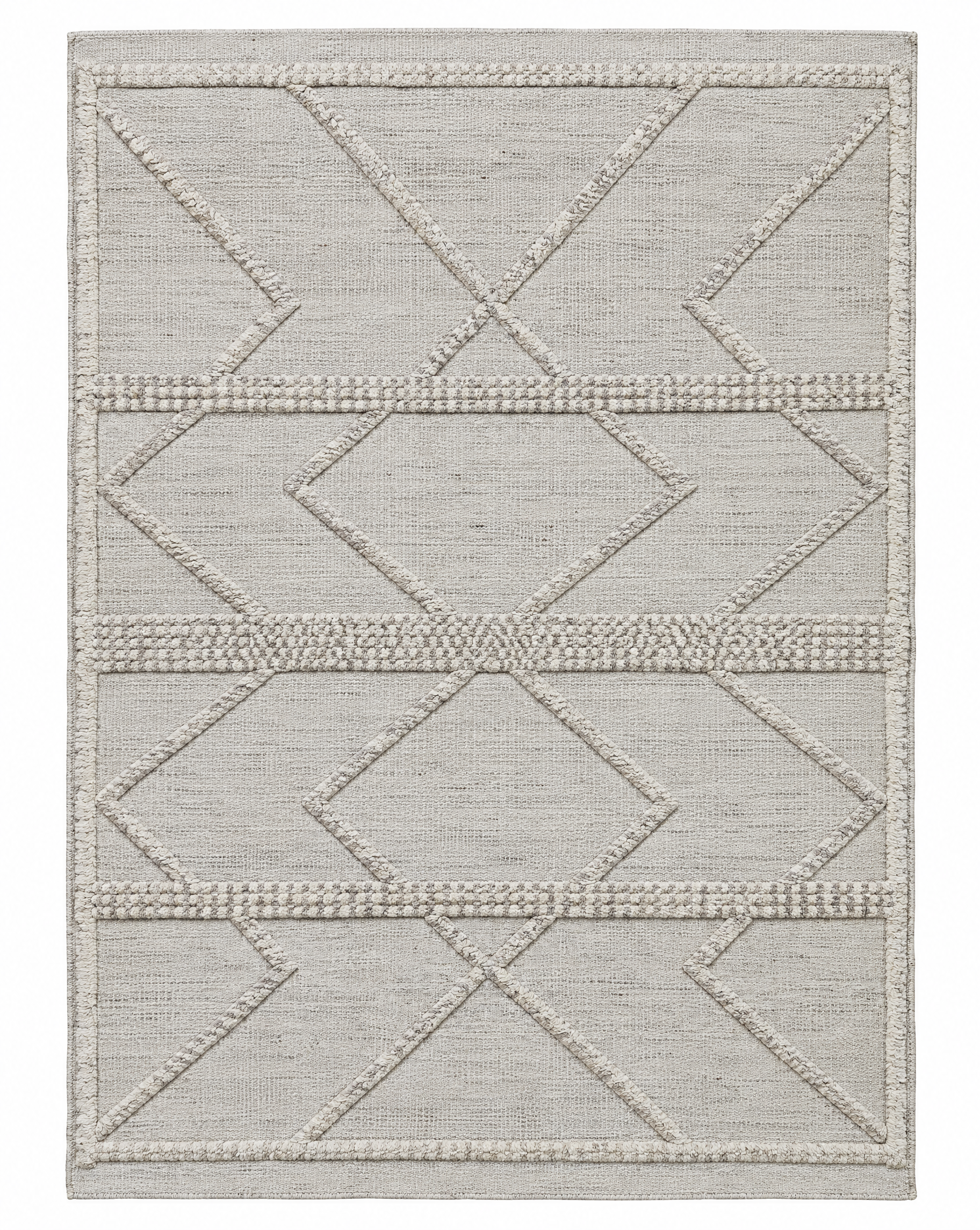 Barry 8x10 Hand-Knotted Natural Cut Pile — created with Imersian