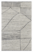Miller 6.6x10 Hand-Knotted Ivory & Grey Cut Pile — created with Imersian