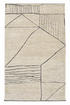 Hartley 4.6x6.9 Hand-Knotted Ivory & Grey Cut Pile — created with Imersian