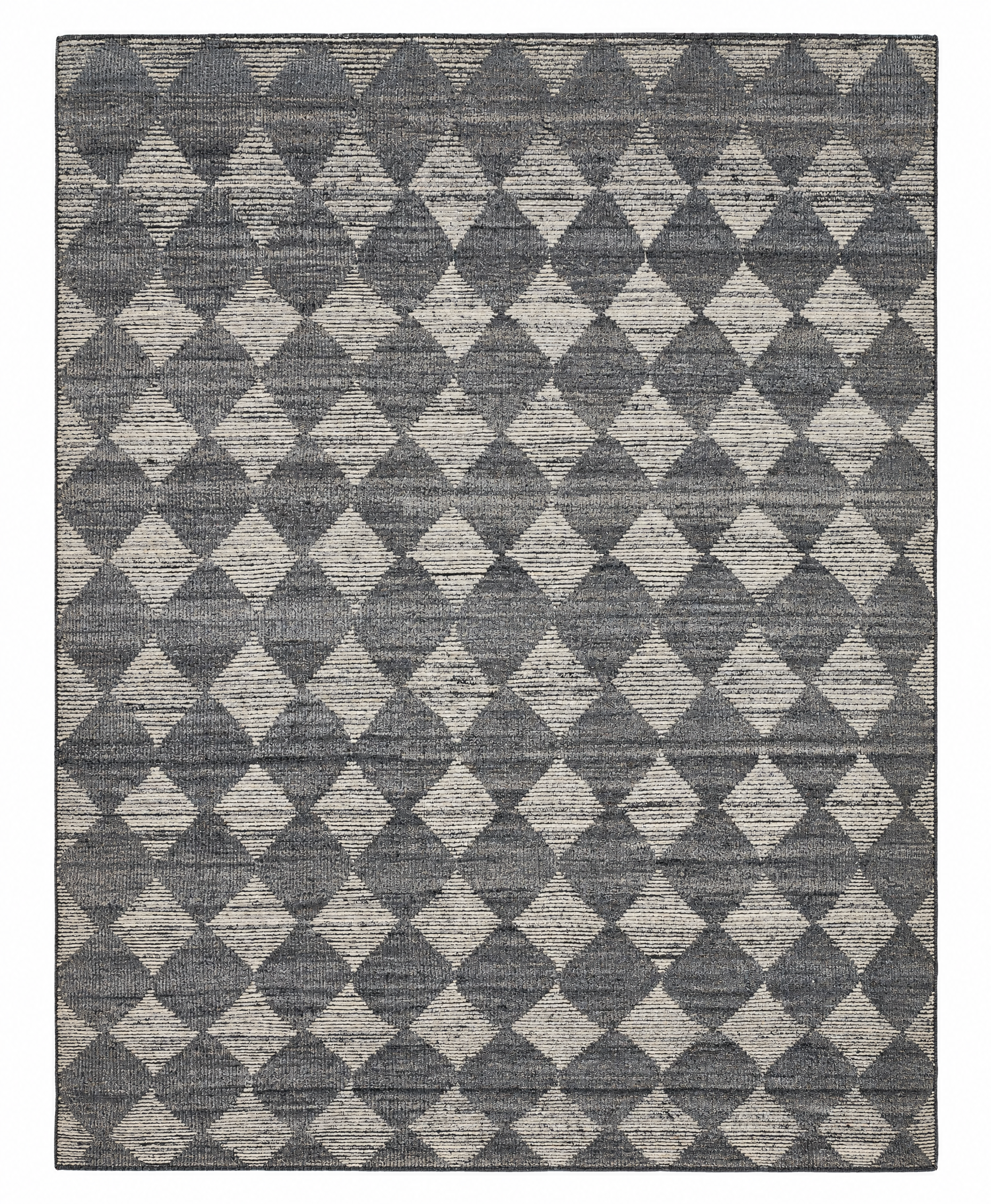 Taggart 8x9.9 Hand-Knotted Grey & Ivory High Low — created with Imersian