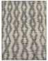 Ronny 8x10 Hand-Knotted Grey & Ivory High Low — created with Imersian