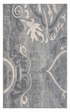Belphoebe 5x8 Silver and Grey Hand-Knotted Modern Rug — created with Imersian