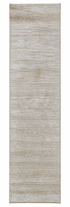 Jean Hersholt 2.6x9.9 Silver and Beige Hand-Knotted Runner Rug CLEARANCE — created with Imersian