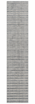 Kitty Sanchez 2.6x22 Silver and Grey Handwoven Runner Rug — created with Imersian