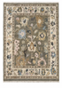 Alexandra Champalimaud 9.9x13.9 Brown and Ivory Hand-Knotted Oushak Rug — created with Imersian