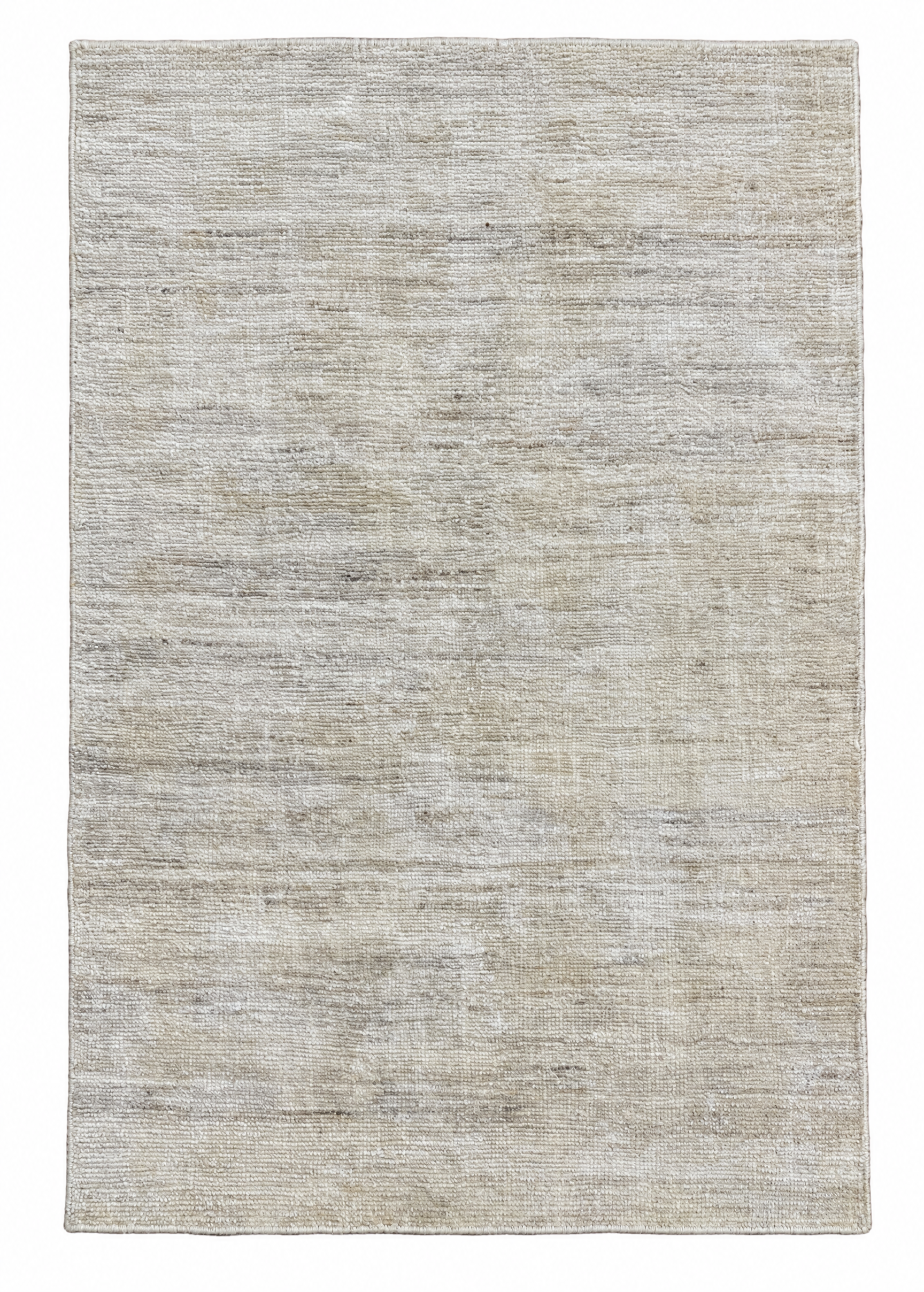 Chano Amenguale 6.3x8.9 White Tip Sheared Durrie Rug — created with Imersian