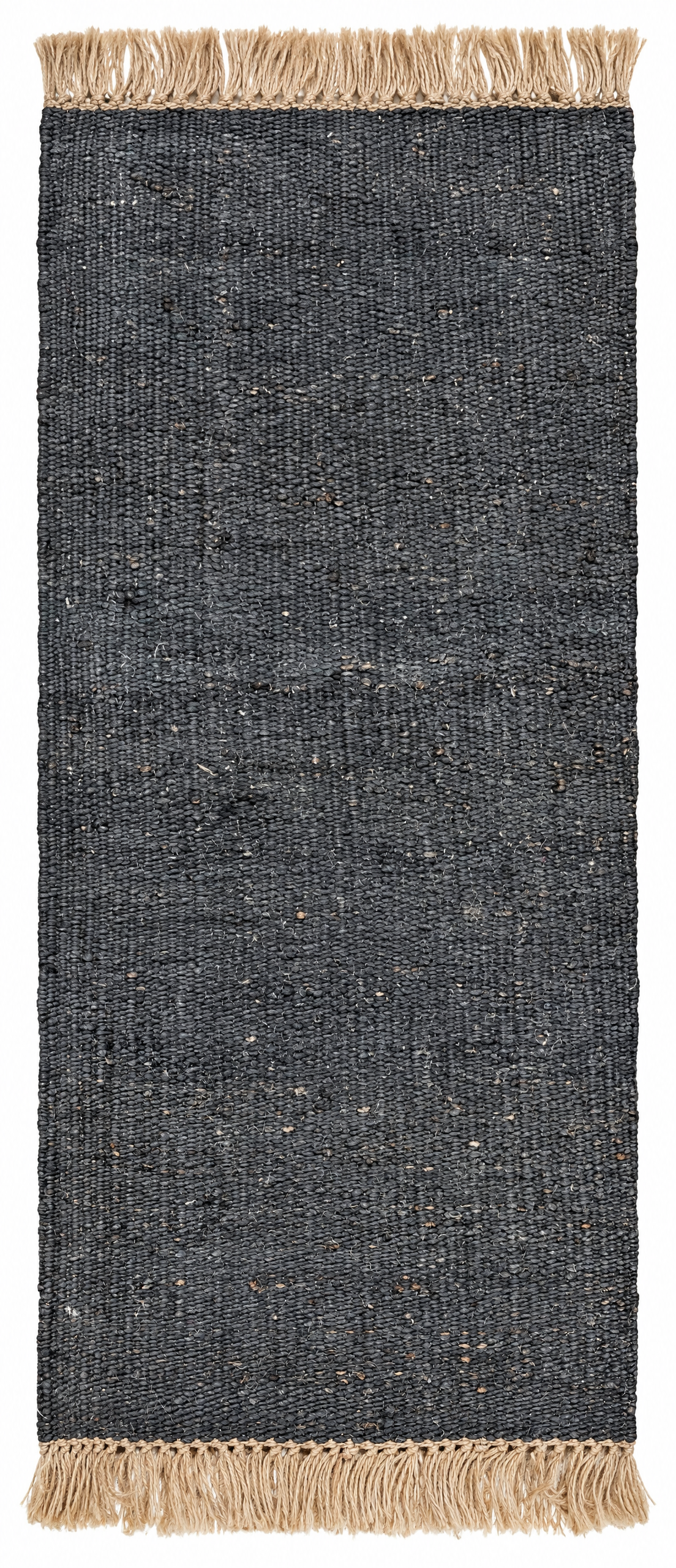John Zingani 2.3X5.3 Black Natural Durrie Rug — created with Imersian