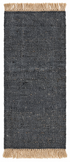 John Zingani 2.3X5.3 Black Natural Durrie Rug — created with Imersian