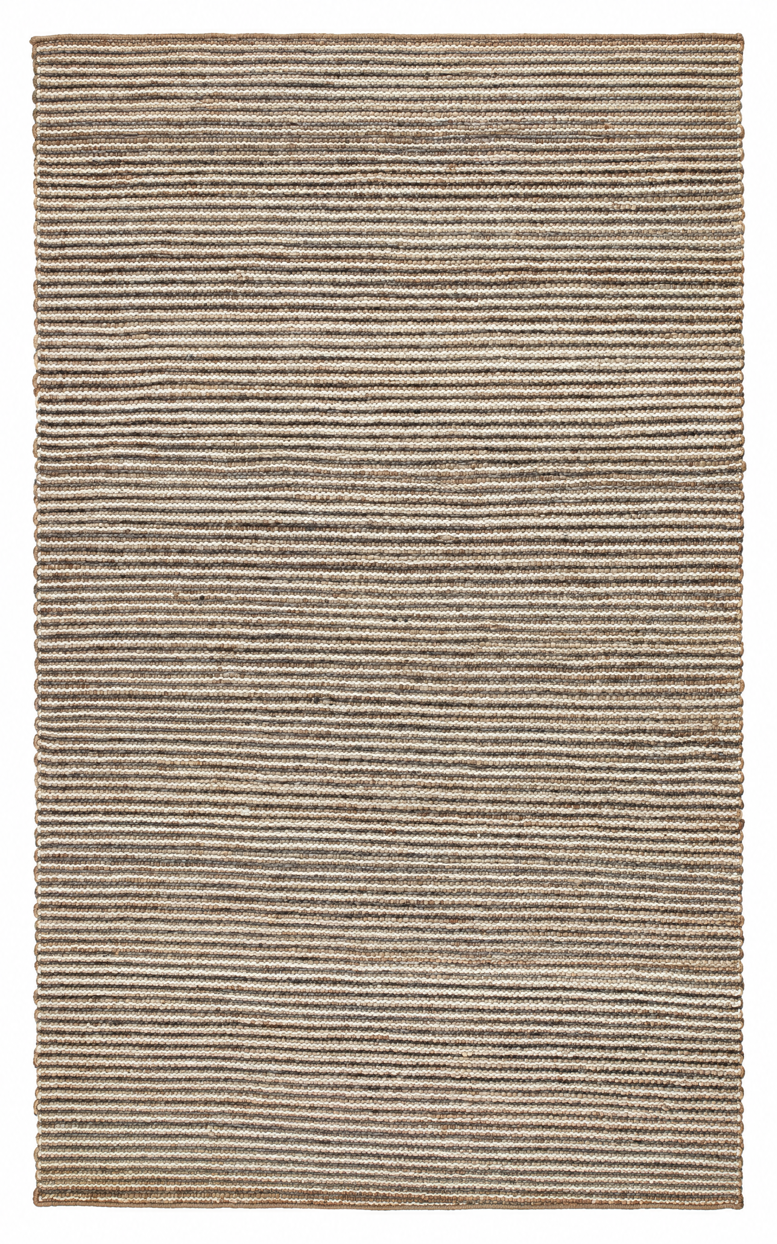 Buddy Bizarre 5x8 Handwoven Natural Brown Jute Rug — created with Imersian