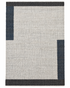 Helsinki 8x10 Handwoven White and Grey Geometrical Jute Rug — created with Imersian