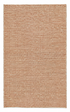 At Toon 5x8 Handwoven Natural and Rust Striped Jute Rug — created with Imersian