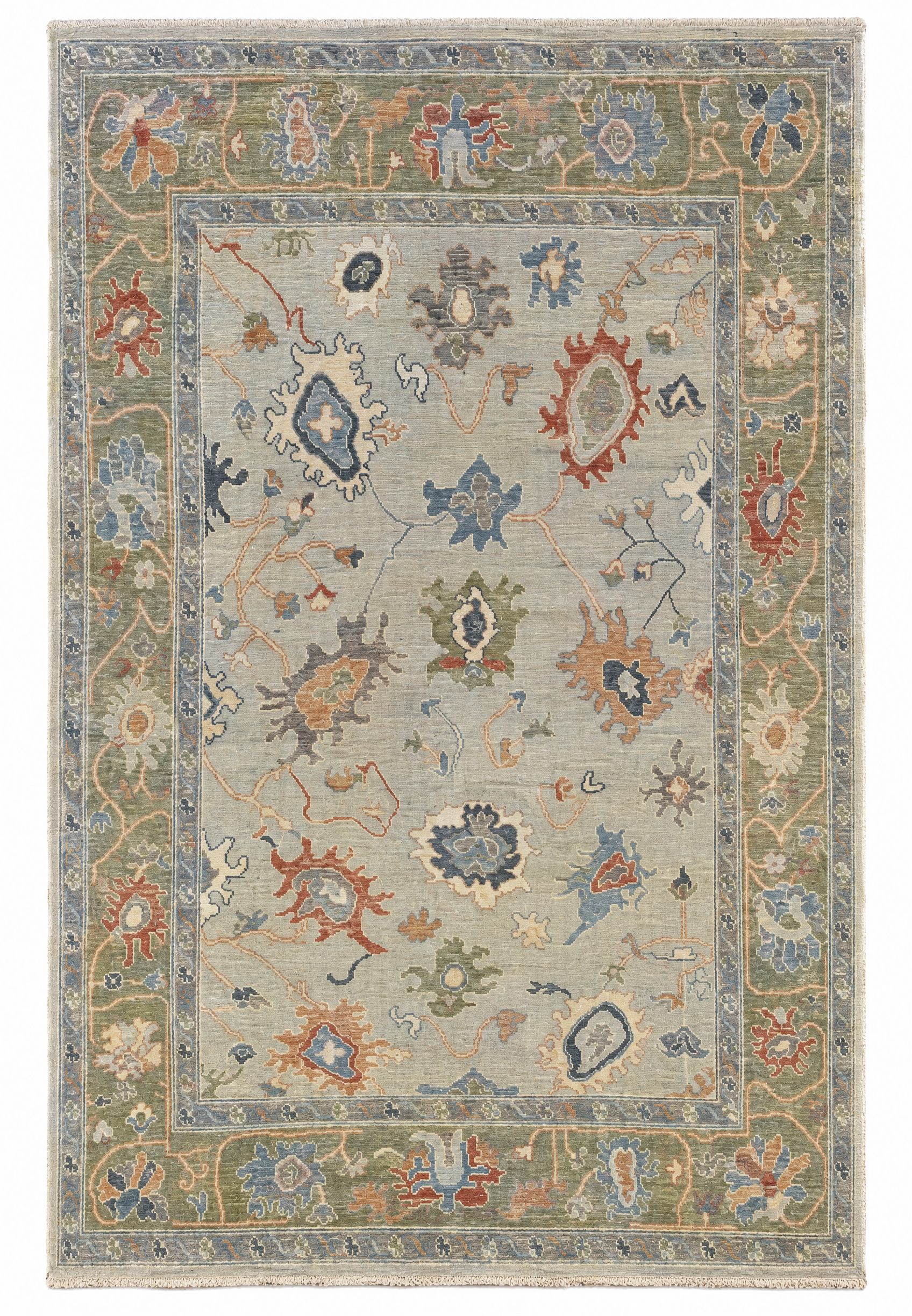 Katie Taylor 6x8.8 Afghani Colorful Oushak — created with Imersian