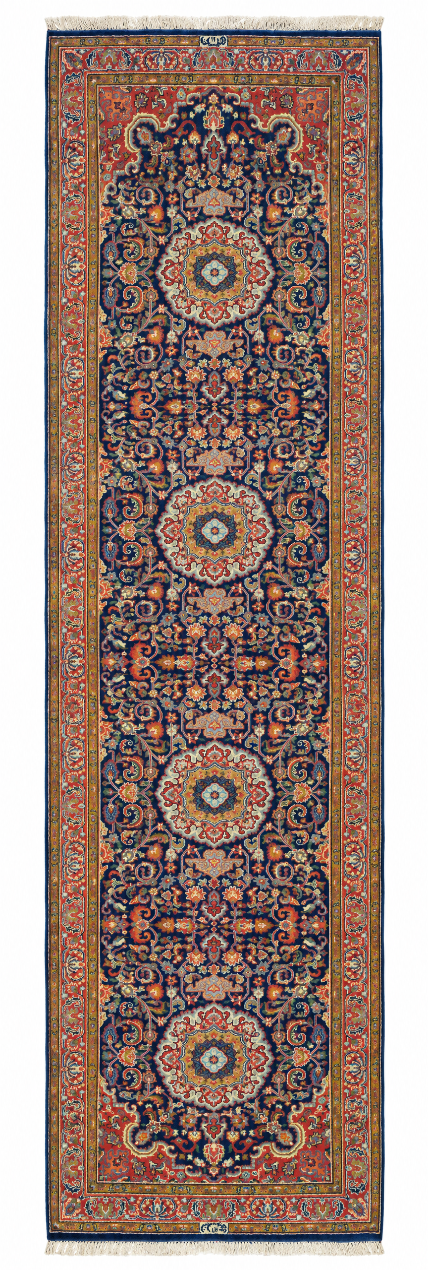 Daisy von Scherler 3x11.9 Multi Color Hand-Knotted Palace Design Runner — created with Imersian