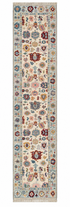Anne Hathaway 2.6x12 Cream Hand-Knotted Oushak Runner Rug — created with Imersian