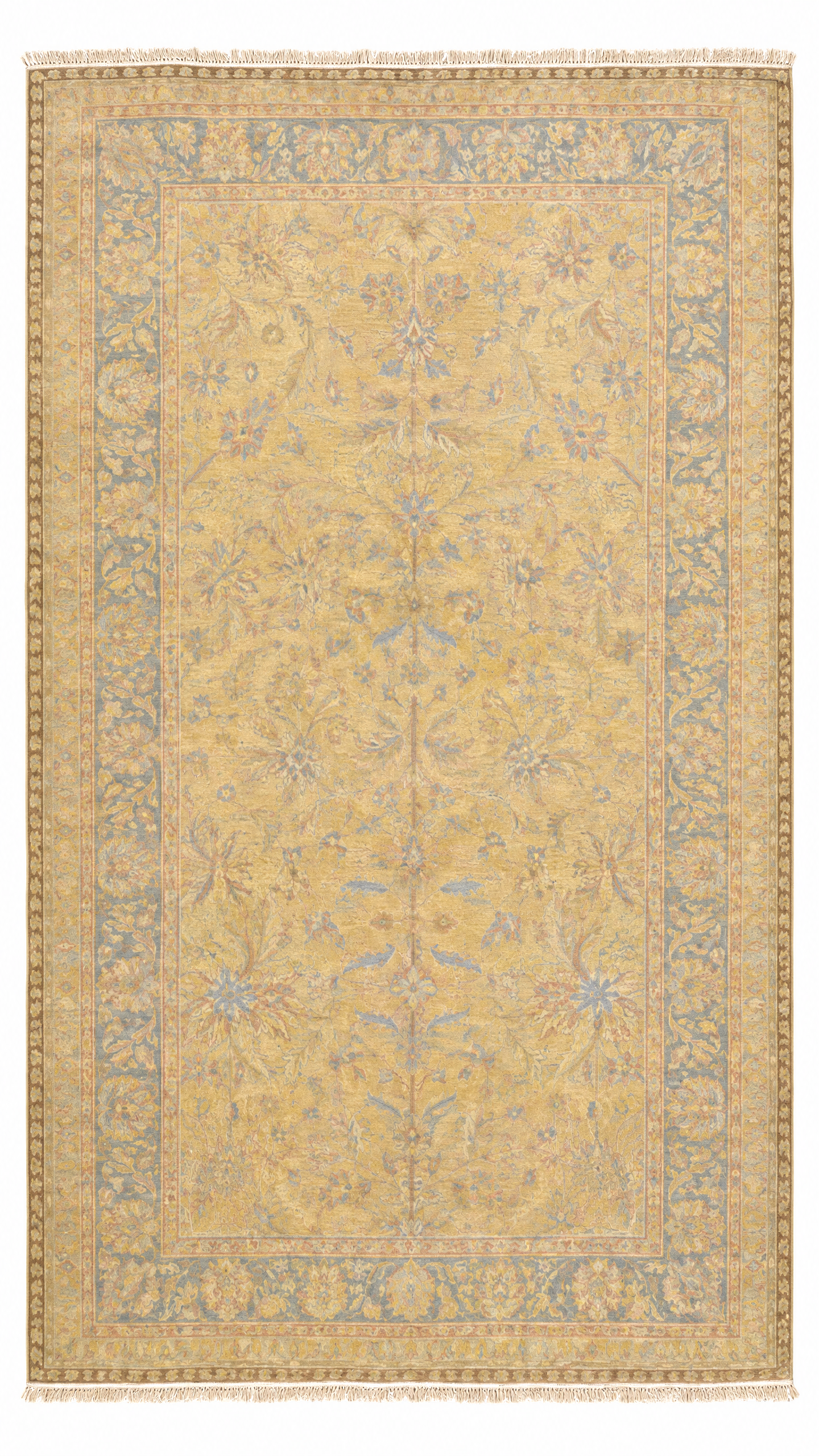Natalie Finn 12x18.2 Yellow Afghani Agra Rug — created with Imersian
