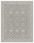 Fred Astaire 8x10 Hand-Knotted Modern Rug Beige and Dark Grey High-Low — created with Imersian