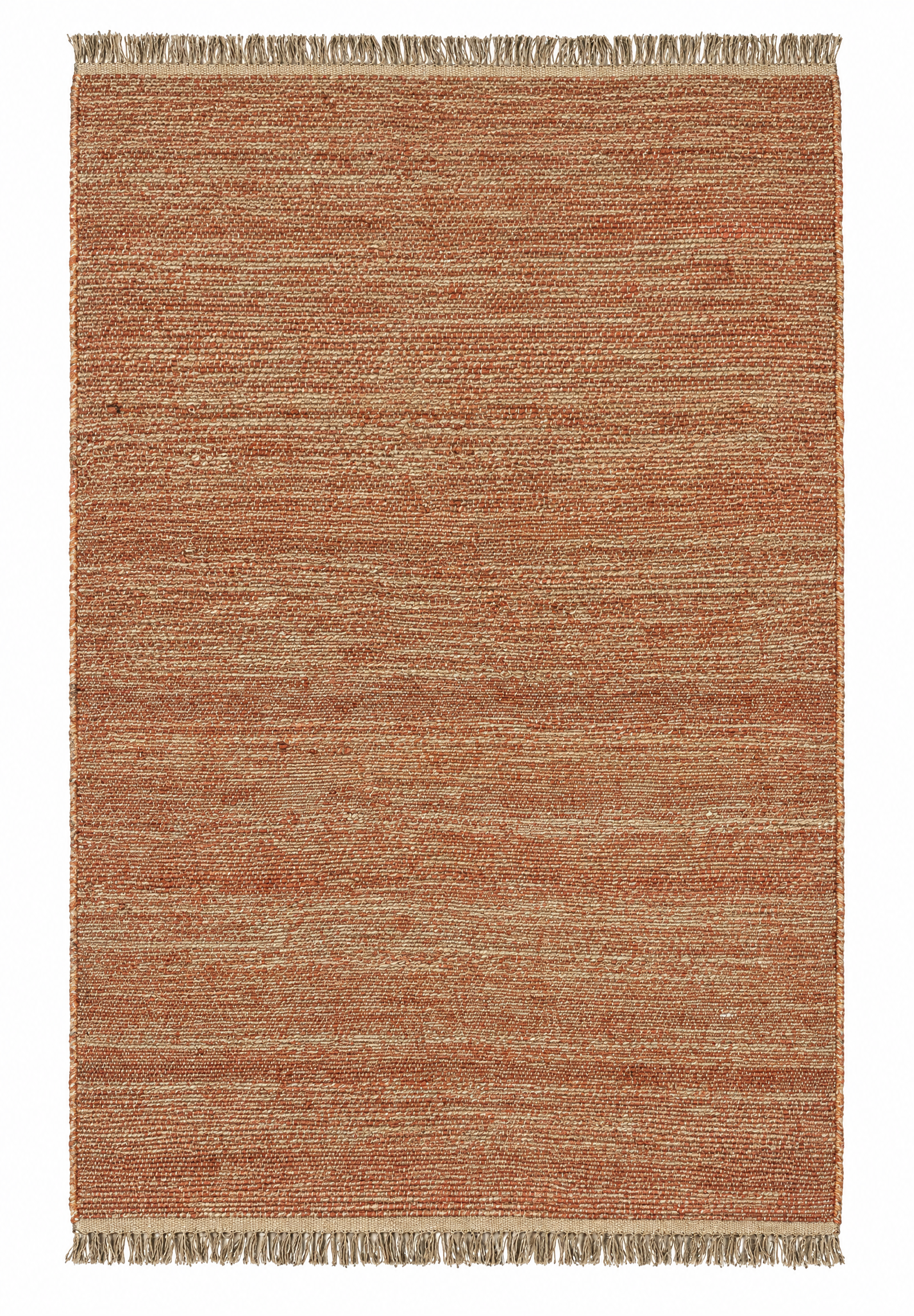 Taggart 4x5.9 Orange Handwoven Jute Rug — created with Imersian