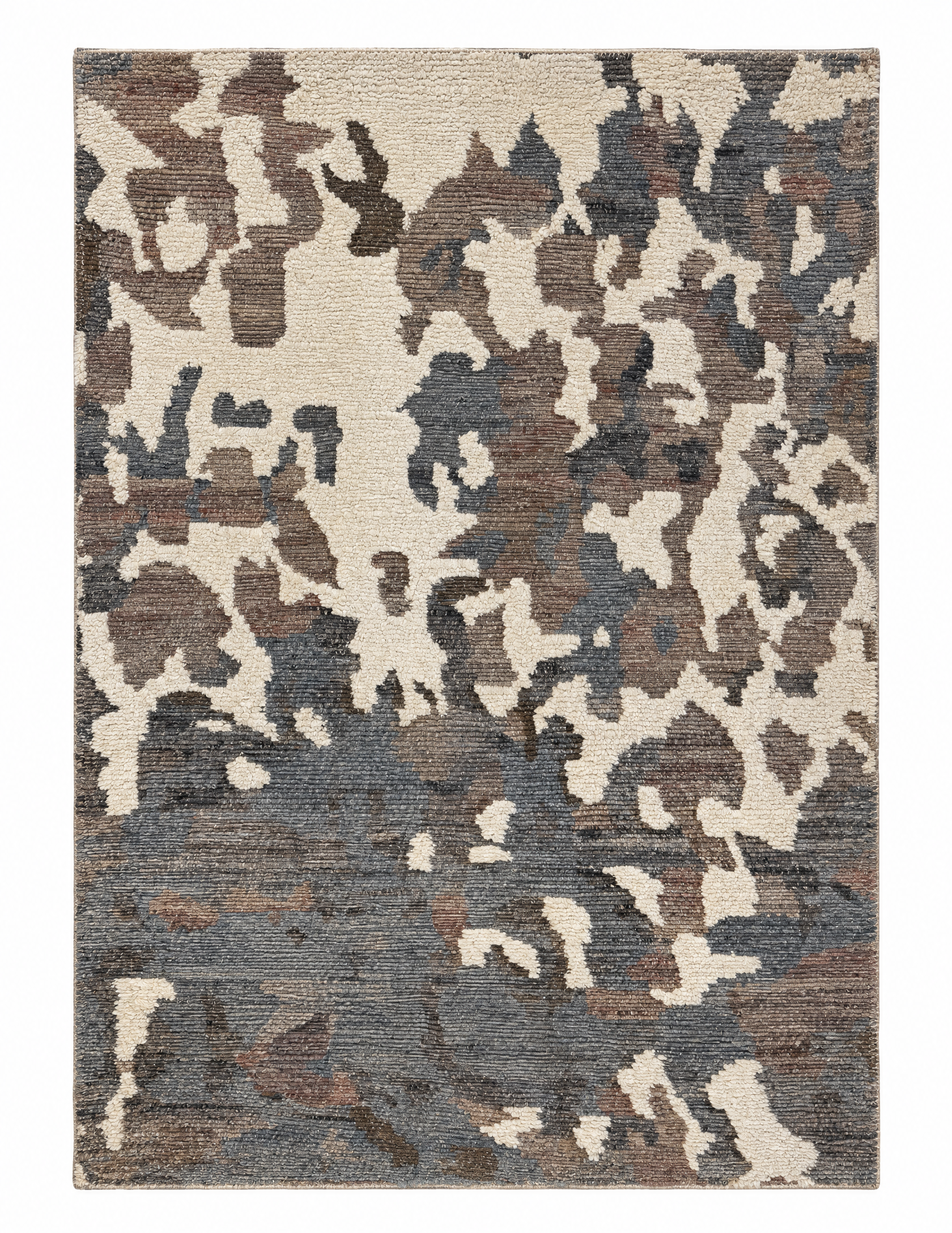 Louis 9.3x12 Hand-Knotted Grey Cut Pile — created with Imersian