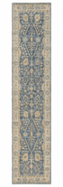 Isabella Russell 3x16.4 Blue Afghani Whitewashed Oushak Runner — created with Imersian