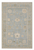 Eva Anderson 9x13 Light Blue Hand-Knotted Oushak Rug — created with Imersian