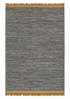 Melancholy 4.9x6.9 Grey & Light Blue Handwoven Wool Rug — created with Imersian