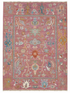 Dakota Fanning 9x12 Pink Hand-Knotted Oushak Rug — created with Imersian