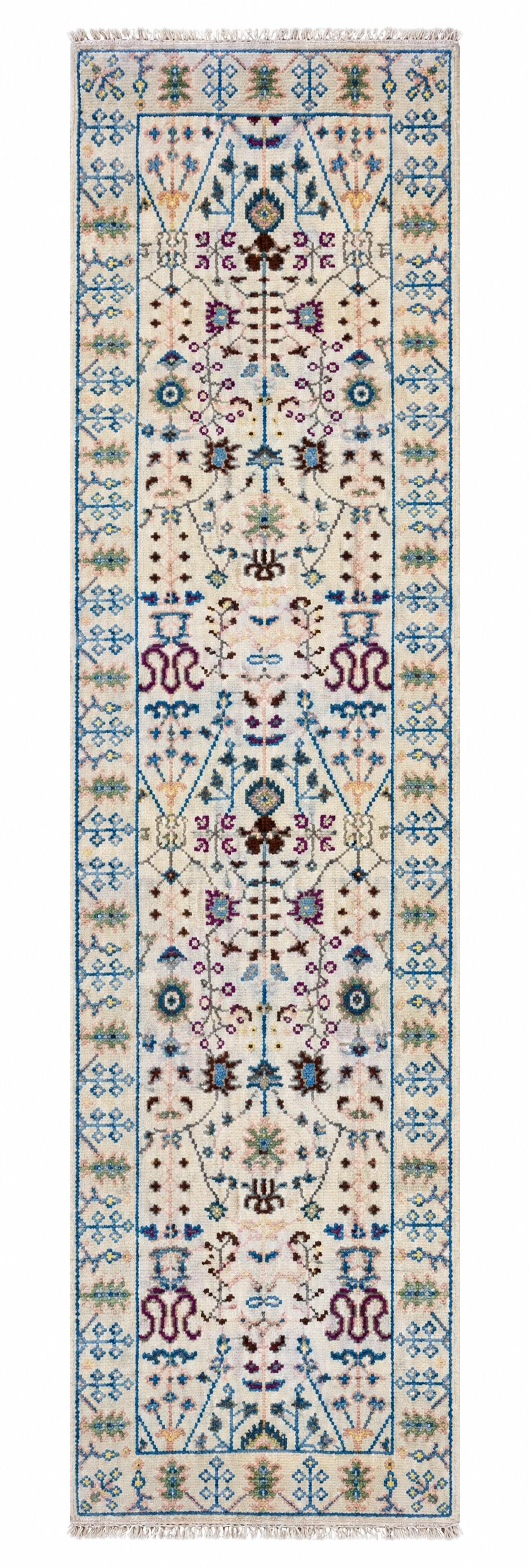 Viktoria 2.6x10 Hand-Knotted Ivory Oushak — created with Imersian